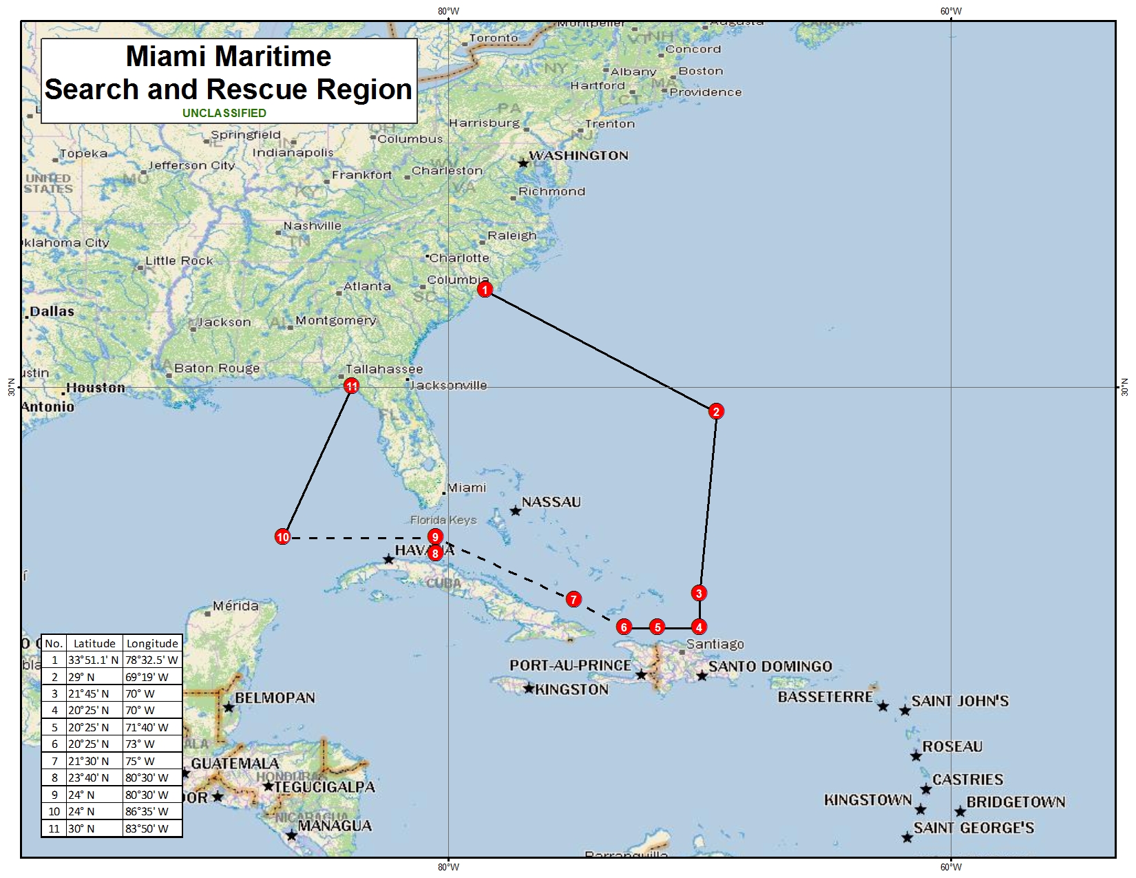 Miami Maritime Search and Rescue Region