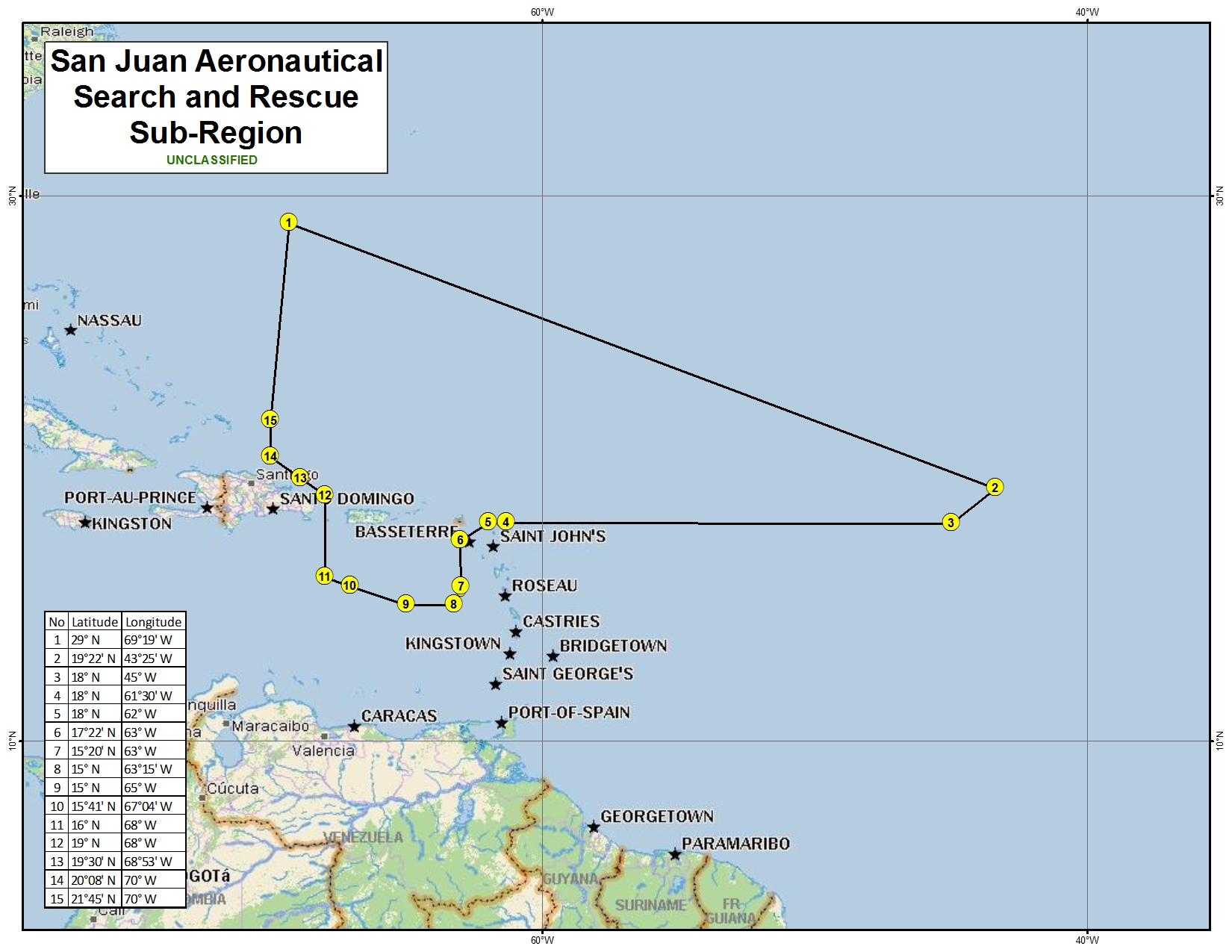 San Juan Aeronautical Search and Rescue Sub-Region