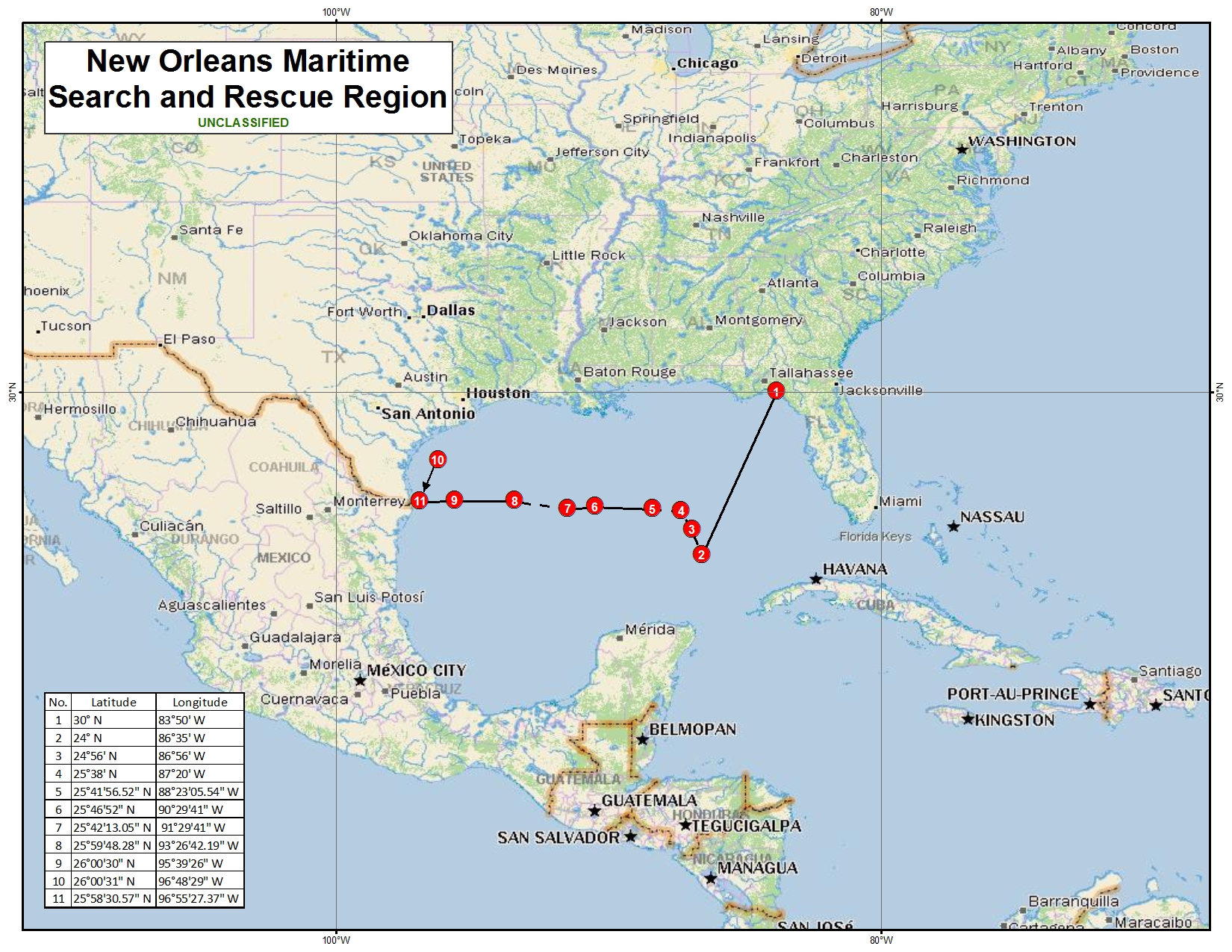 New Orleans Maritime Search and Rescue Region